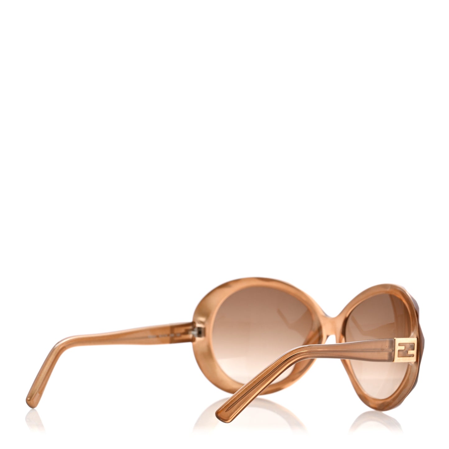 Acetate Round Sunglasses FS5141 Brown