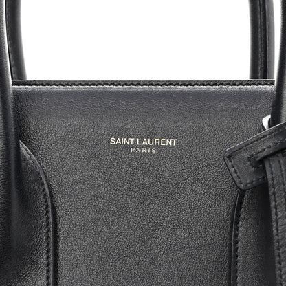 Saint Laurent Calfskin Small Sac De Jour Navy 5 of 12