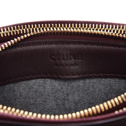 Celine Smooth Lambskin Small Trio Crossbody Bag Bordeaux 9 of 9