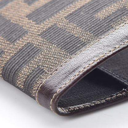 Fendi Zucca Calfskin Bi-Fold Card Holder Tobacco 7 of 8