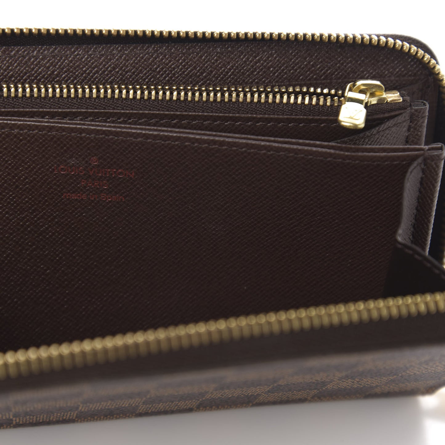 Damier Ebene Zippy Wallet
