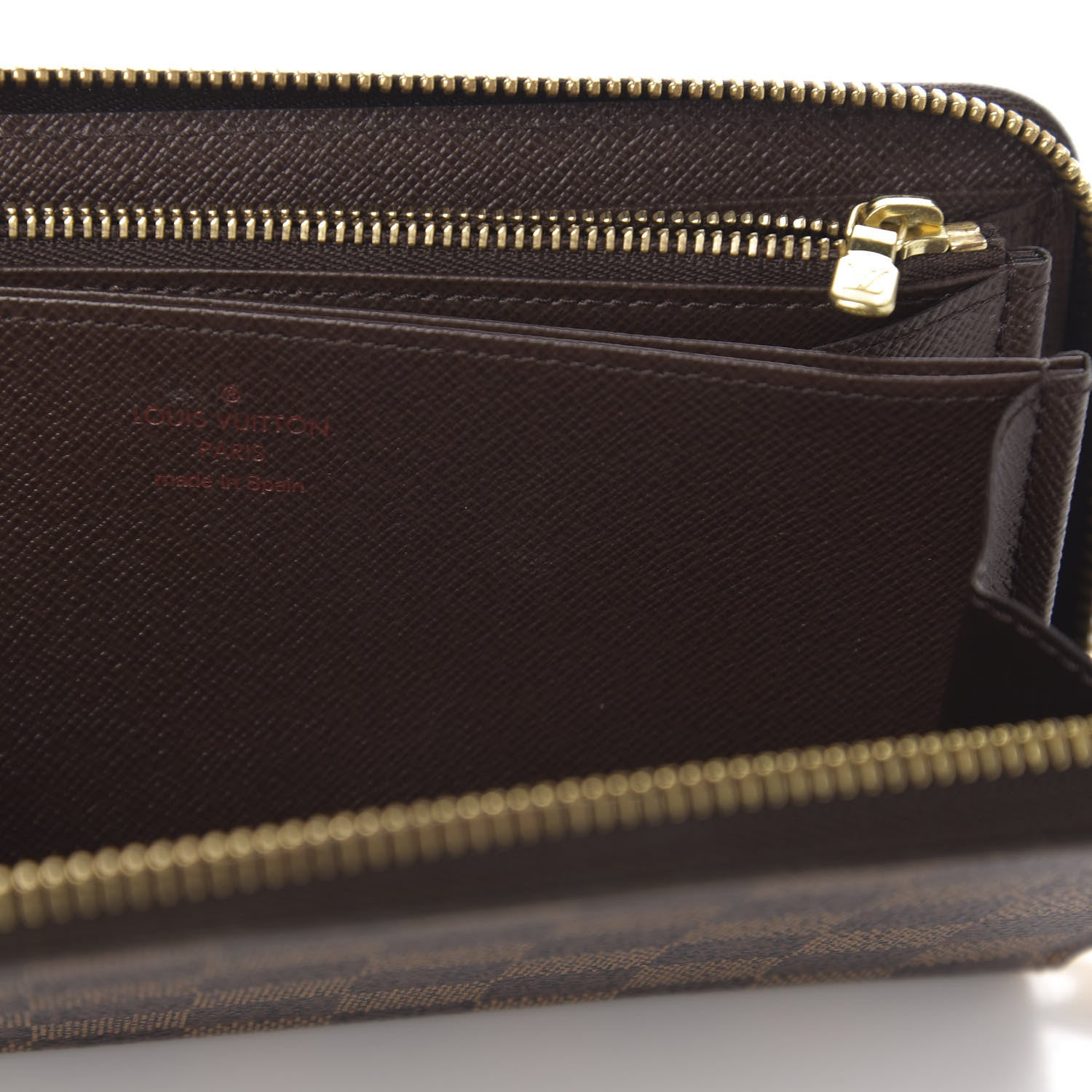 Louis Vuitton Damier Ebene Zippy Wallet 7 of 8