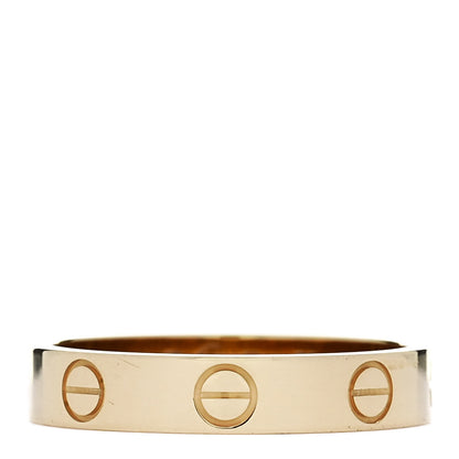 Cartier 18K Yellow Gold 3.5mm LOVE Wedding Band Ring 52 6 1 of 4