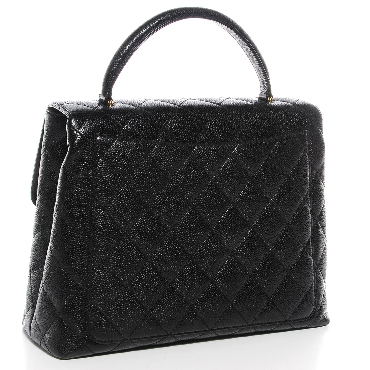 Chanel Caviar Kelly Jumbo Flap Bag Black 4 of 10