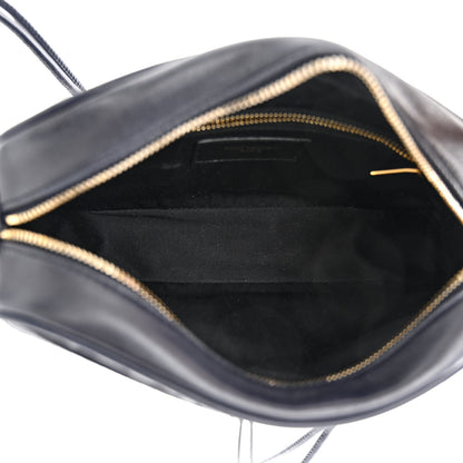 Saint Laurent Lambskin Quilted Victoire Camera Bag Deep Marine 5 of 10