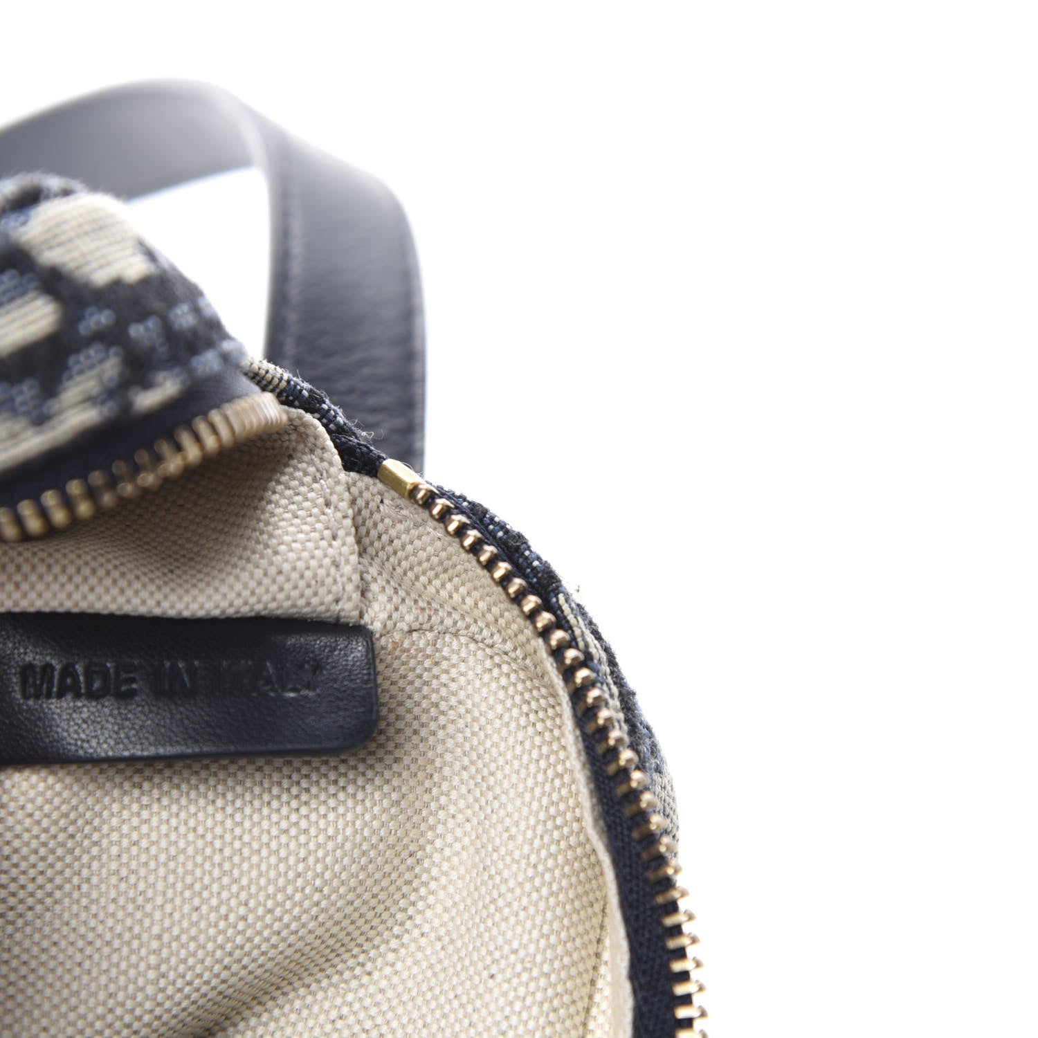 Christian Dior Oblique Belt Pouch Blue 12 of 15