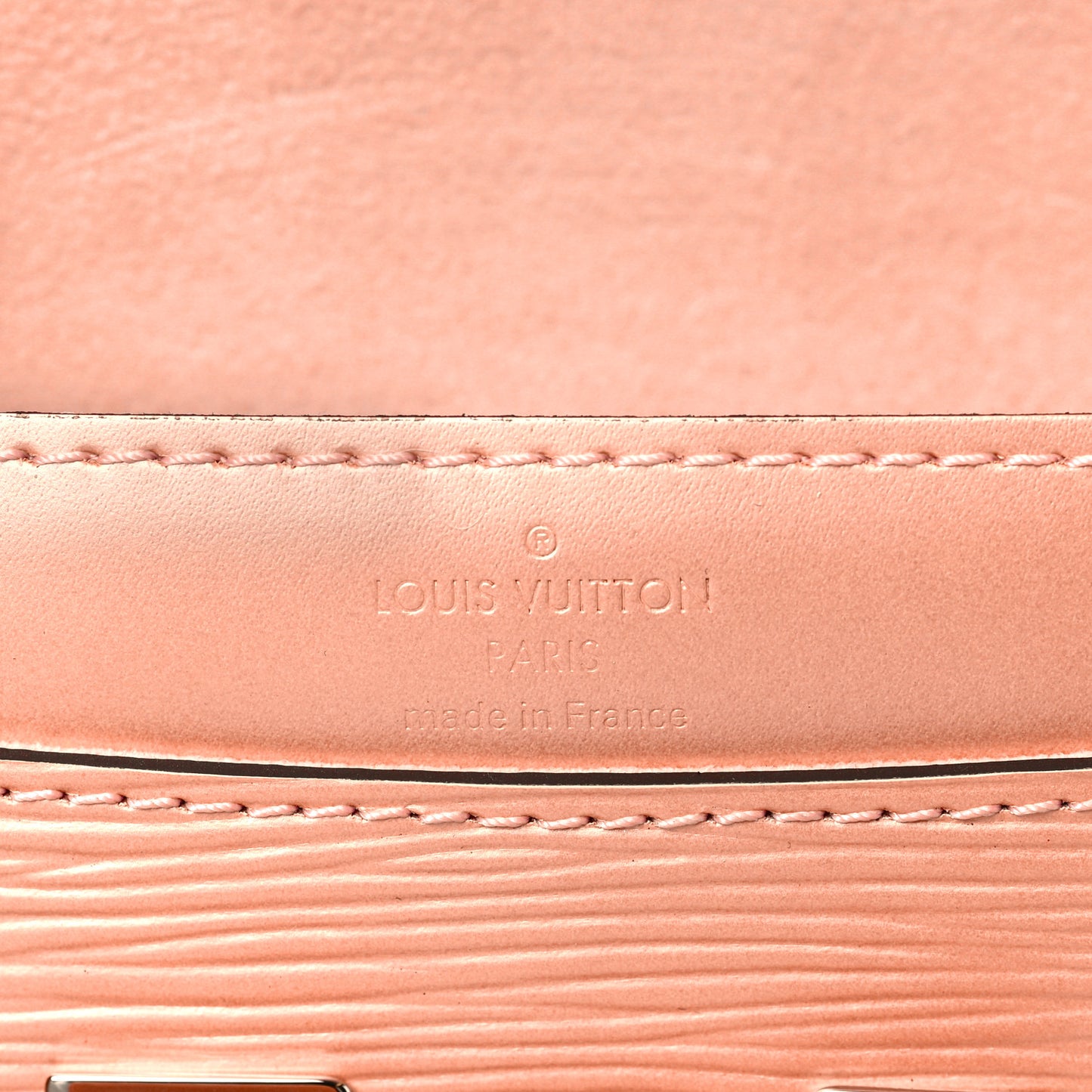 Epi Louise Strap PM Rose Nacre