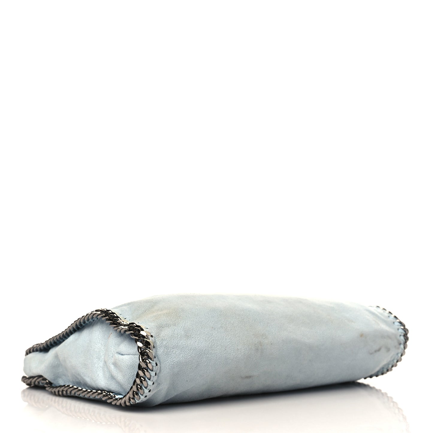 Shaggy Deer Falabella Fold Over Tote Light Blue