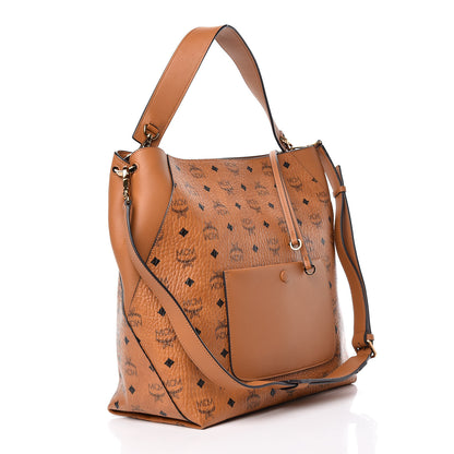 MCM Visetos Large Klara Hobo Cognac 3 of 14