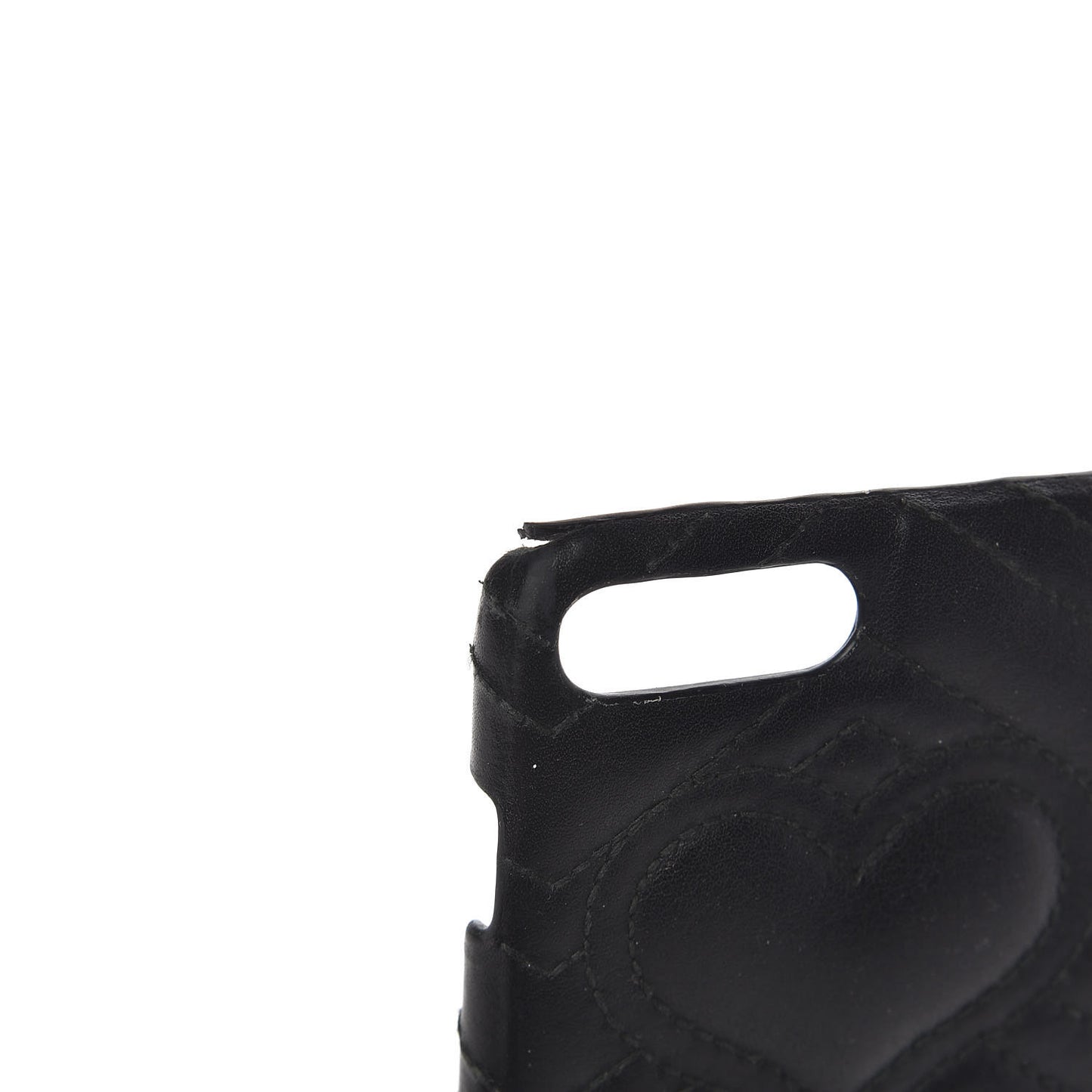 Calfskin Matelasse Marmont iPhone 7 Plus Case Black
