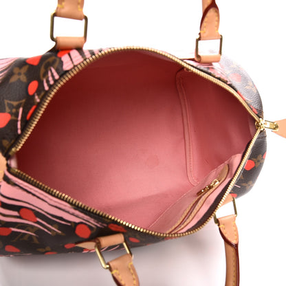 Louis Vuitton Monogram Jungle Dots Speedy 30 Sugar Pink Poppy 5 of 12