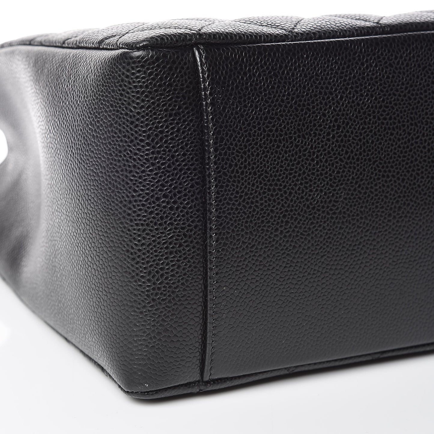 Caviar Quilted Grand Shopping Tote GST Black