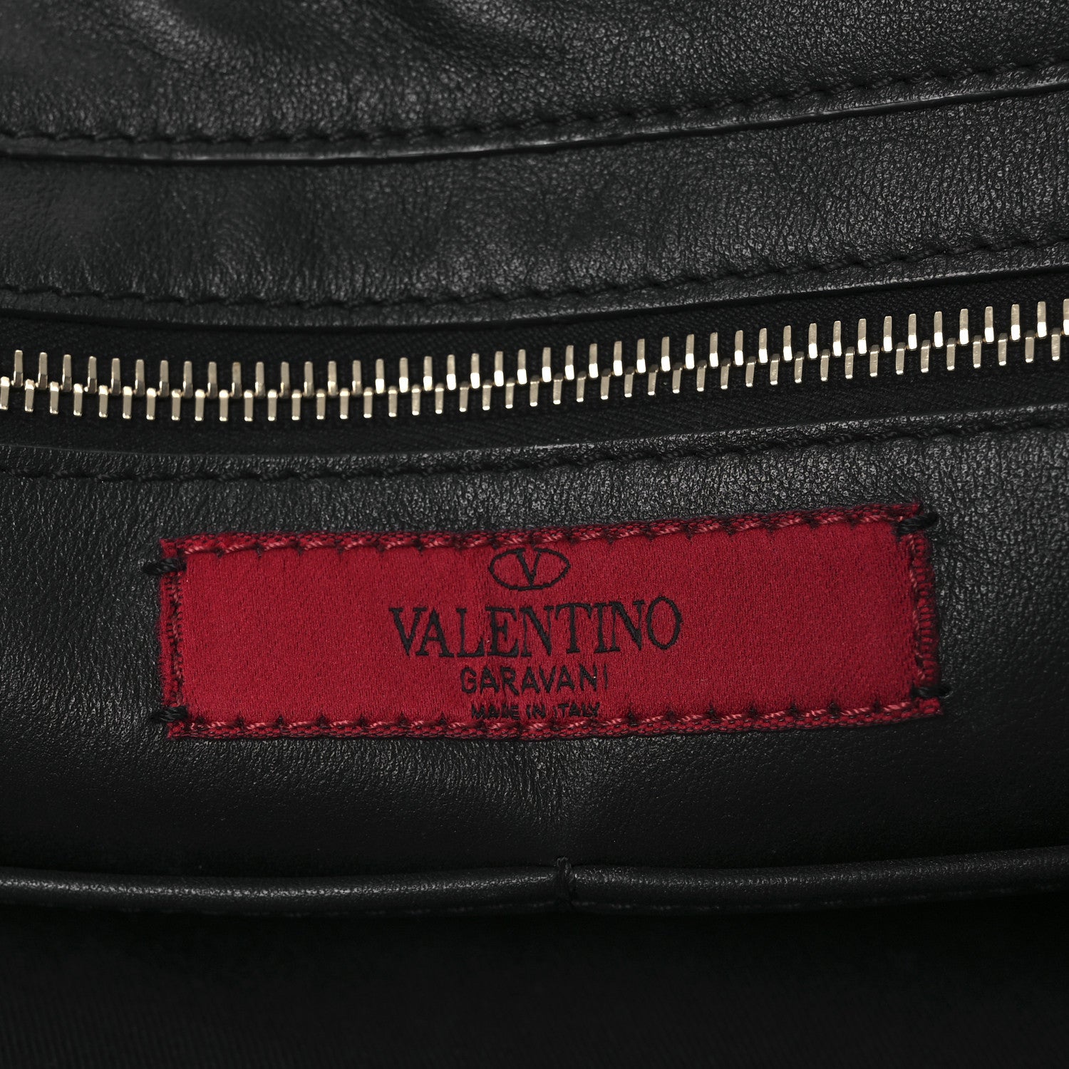 Valentino Garavani Vitello Medium Rockstud Tote Black 6 of 13