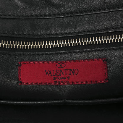 Valentino Garavani Vitello Medium Rockstud Tote Black 6 of 13