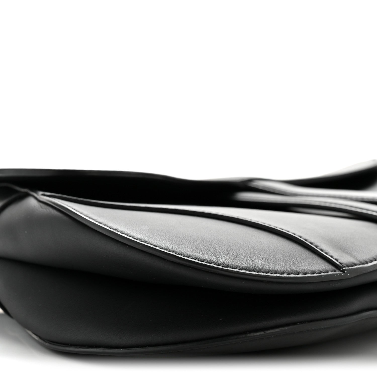 Christian Dior Ultra Matte Calfskin Saddle Bag Black 9 of 13