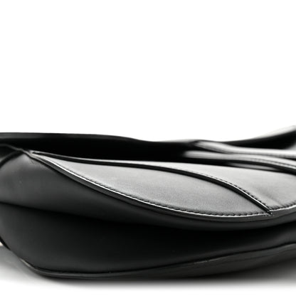 Christian Dior Ultra Matte Calfskin Saddle Bag Black 9 of 13