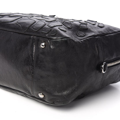 Prada Cervo Shine Bauletto Black 9 of 12
