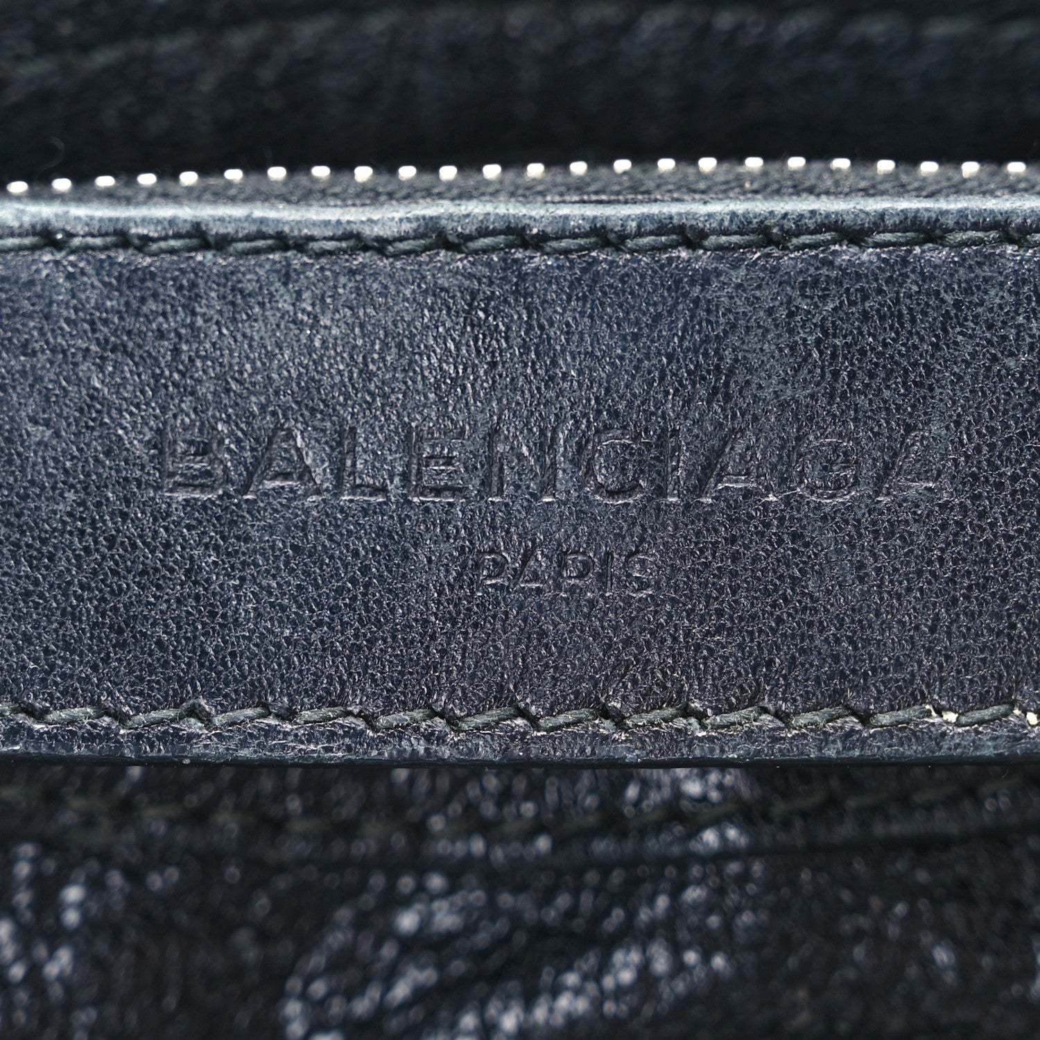 Balenciaga Chevre Silver Metallic Edge Hardware Mini City Black 6 of 12