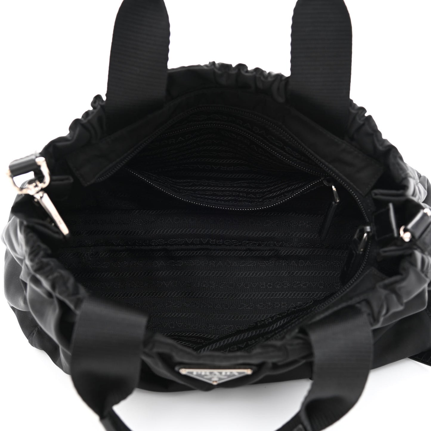 Tessuto Nylon Shoulder Bag Black