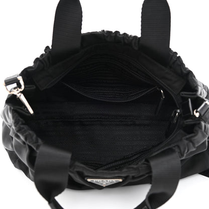 Prada Tessuto Nylon Shoulder Bag Black 5 of 14
