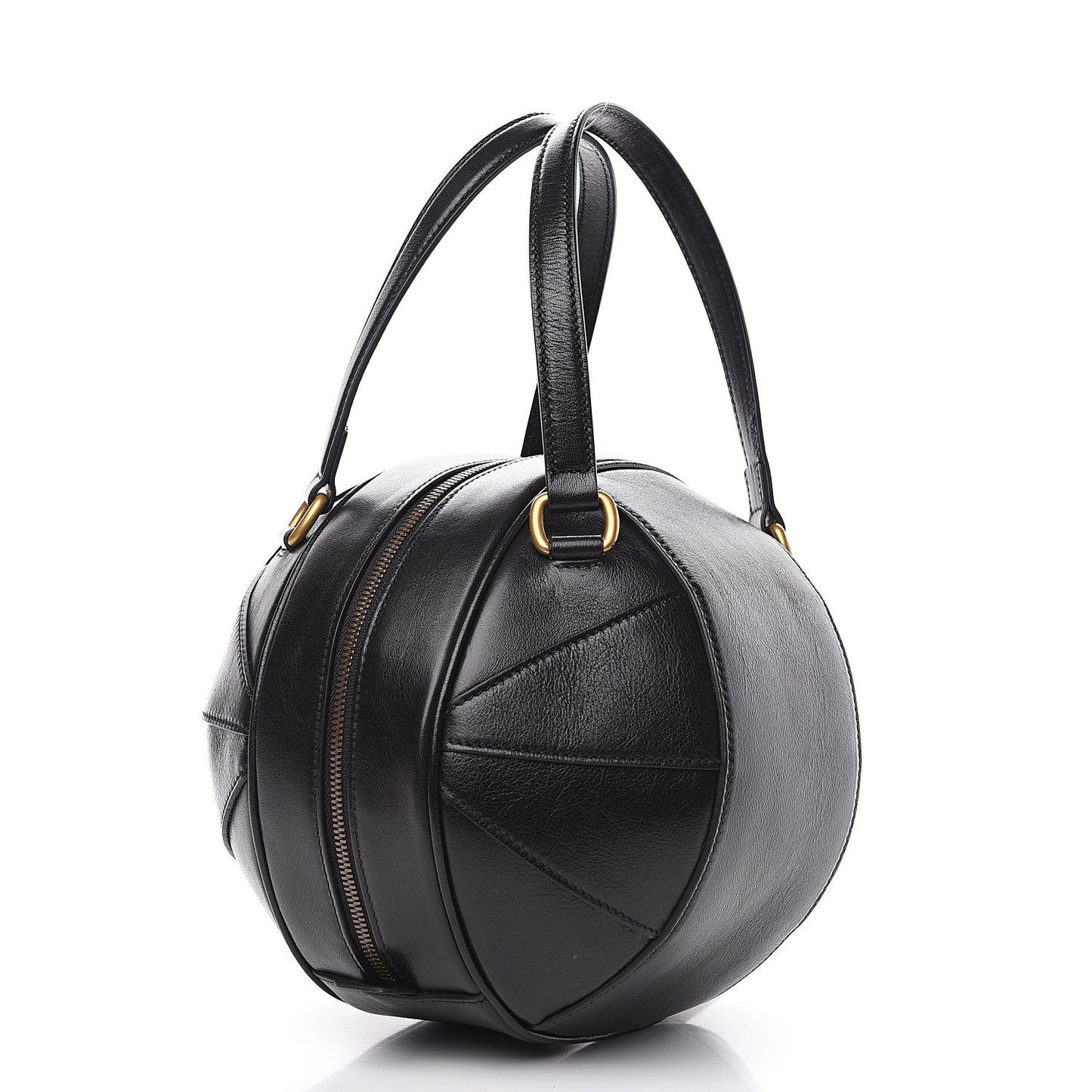 Piuma Lux Energy Tifosa Basketball Shaped Shoulder Bag Black