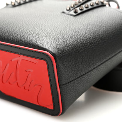 Christian Louboutin Calfskin Spikes Mini East West Cabata Tote Black 9 of 9