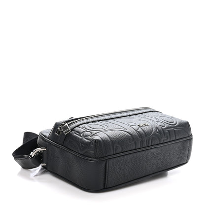 Christian Dior Grained Calfskin Embossed Dior Gravity Rider Zipped 2.0 Messenger Black 4 of 12