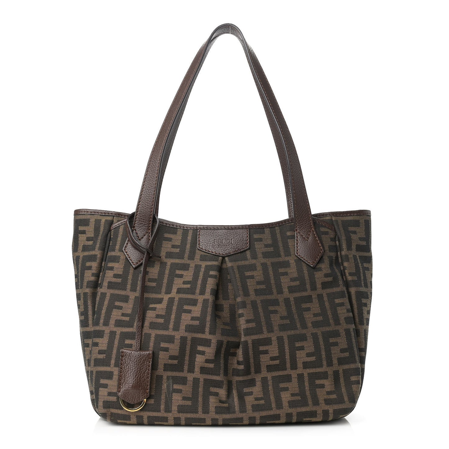 Zucca Vitello Artic Medium Shopping Tote Tobacco Castagna