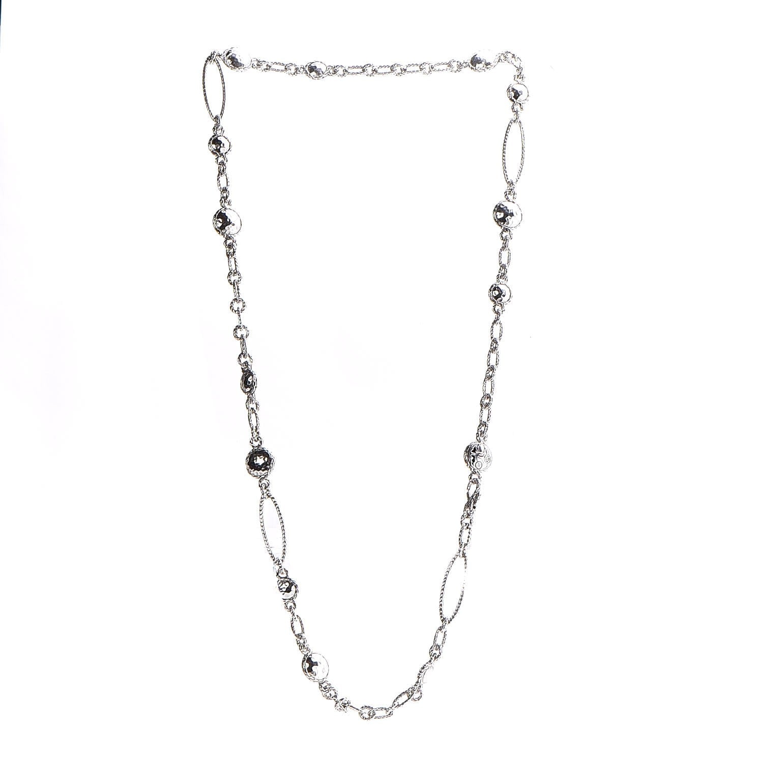 John Hardy Sterling Silver Palu Link Necklace 3 of 6