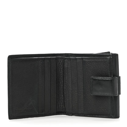 Christian Dior Calfskin Street Chic Compact Flap Wallet Black 5 of 12