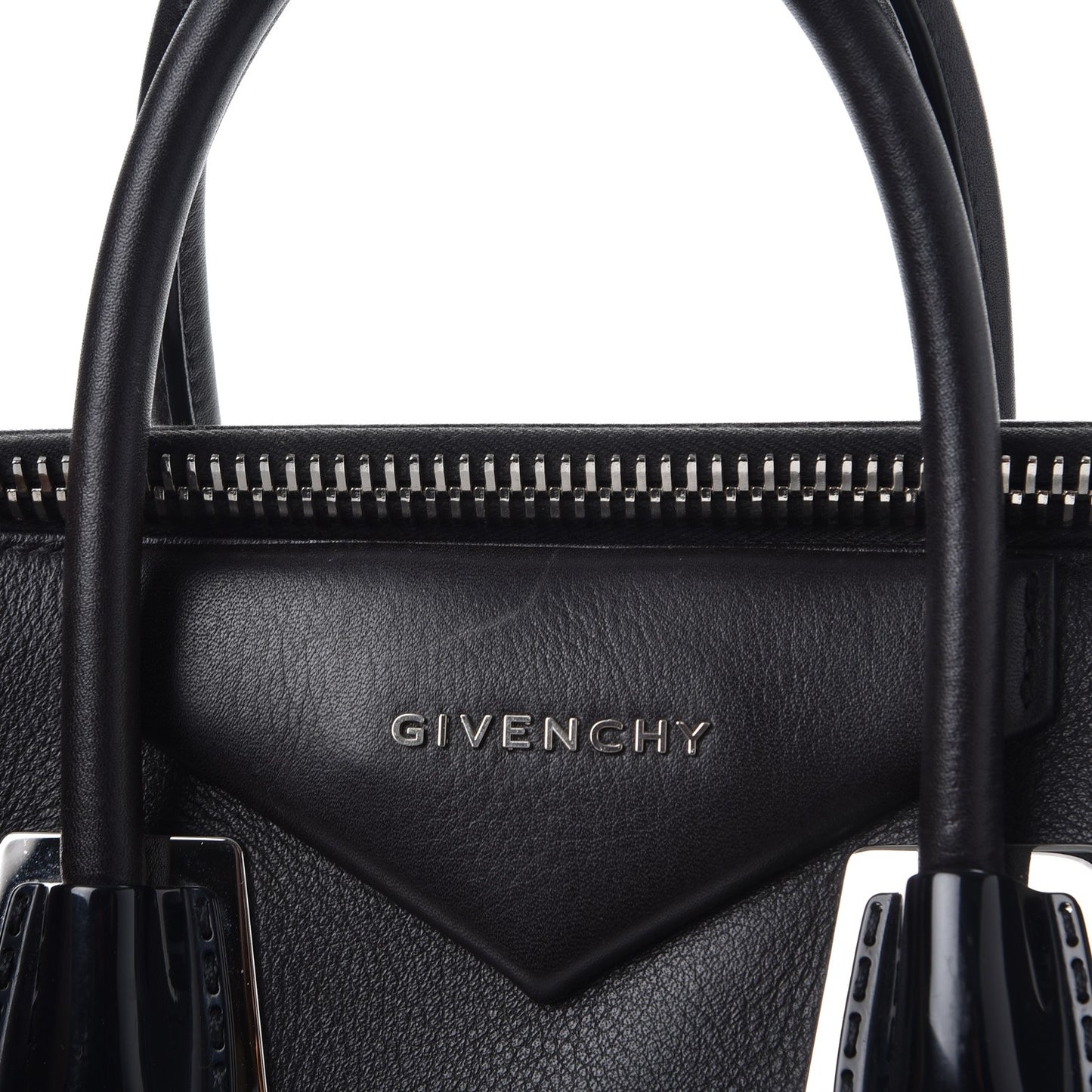 Calfskin Plexiglass Medium Antigona Black