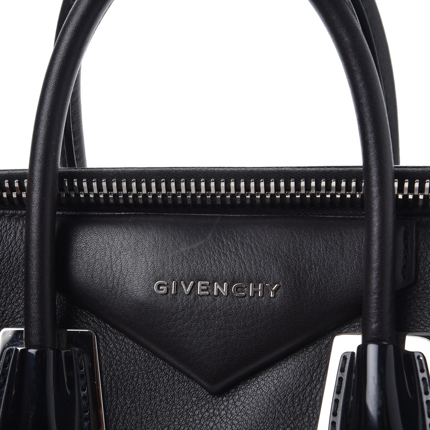 Givenchy Calfskin Plexiglass Medium Antigona Black 8 of 8