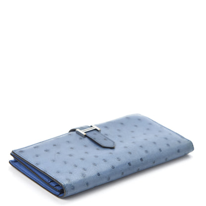 Hermes Ostrich Bearn Wallet 3 of 9