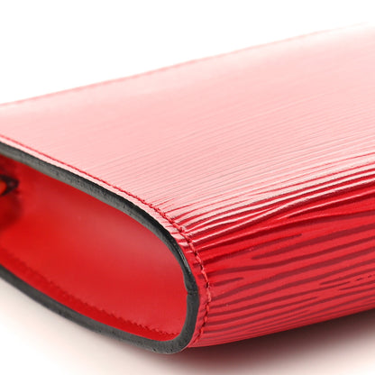 Louis Vuitton Epi Pochette Accessories 24 Castillan Red 9 of 10