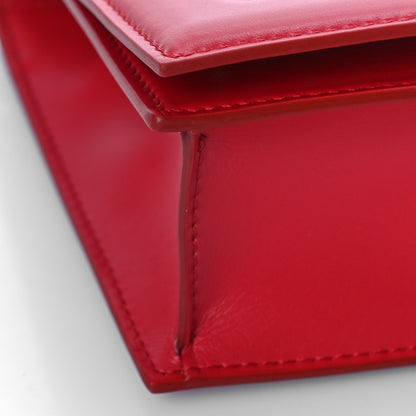 Dolce & Gabbana Calfskin DG Logo Flap Crossbody Bag Red 6 of 7
