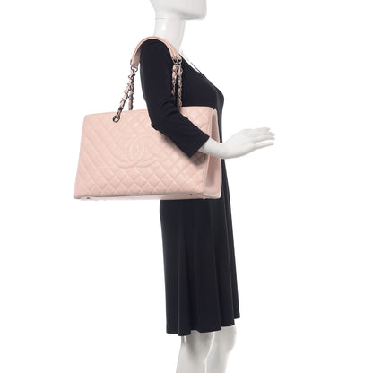 Chanel Caviar XL Grand Shopping Tote GST Light Pink 3 of 11