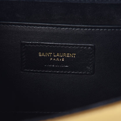 Saint Laurent Metallic Calfskin Monogram Cassandre Clutch Ciad 6 of 6