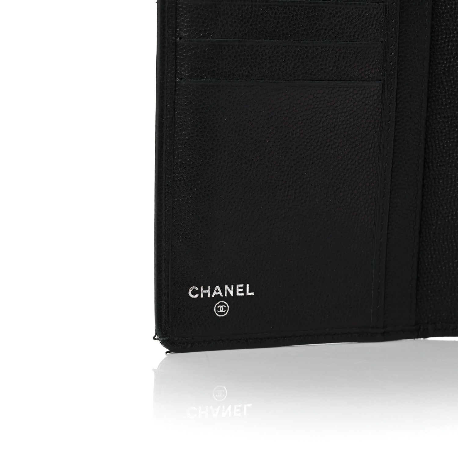 Chanel Caviar Sevruga Yen Wallet Black 7 of 13