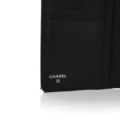 Chanel Caviar Sevruga Yen Wallet Black 7 of 13