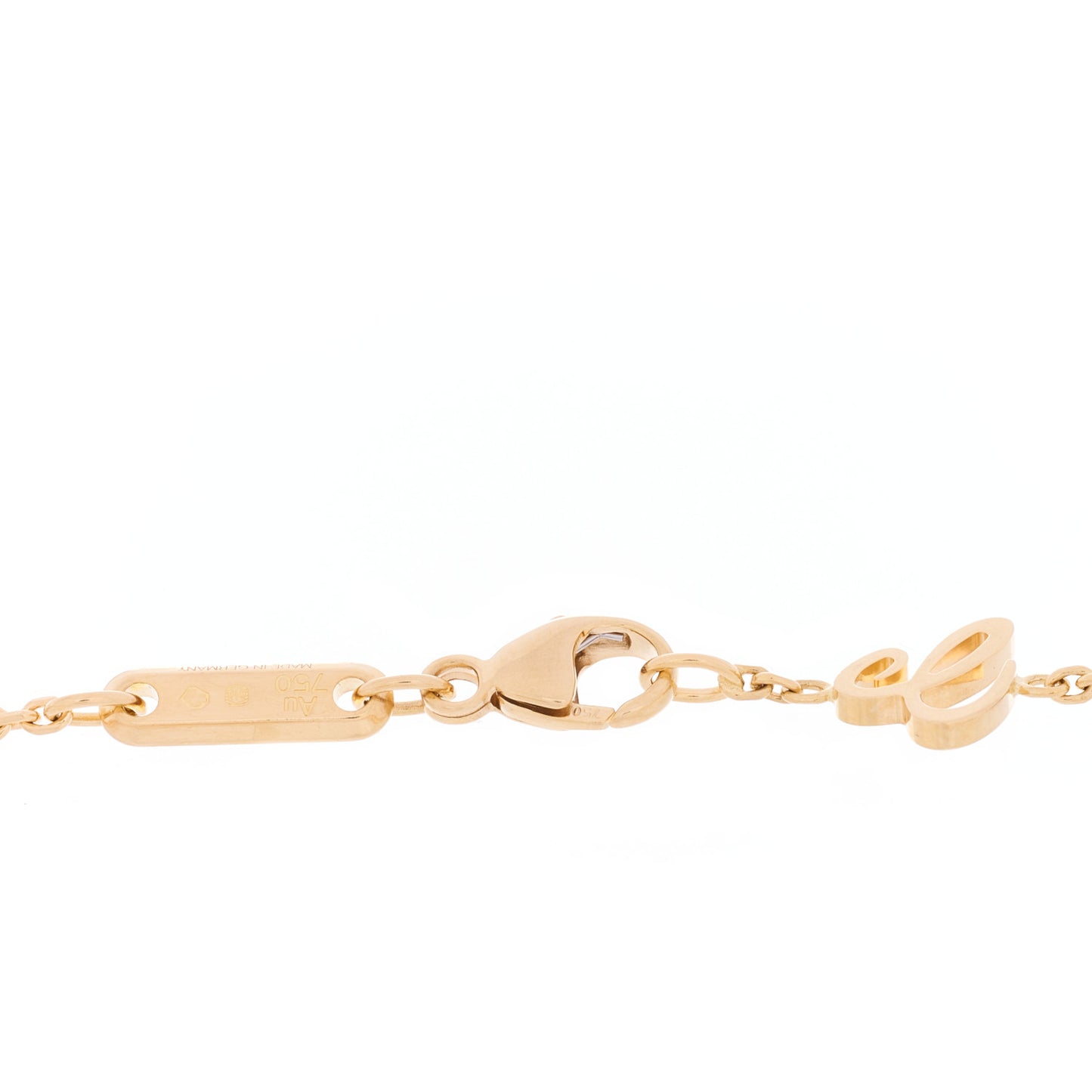18K Yellow Gold Diamond Happy Diamonds Icons Bracelet