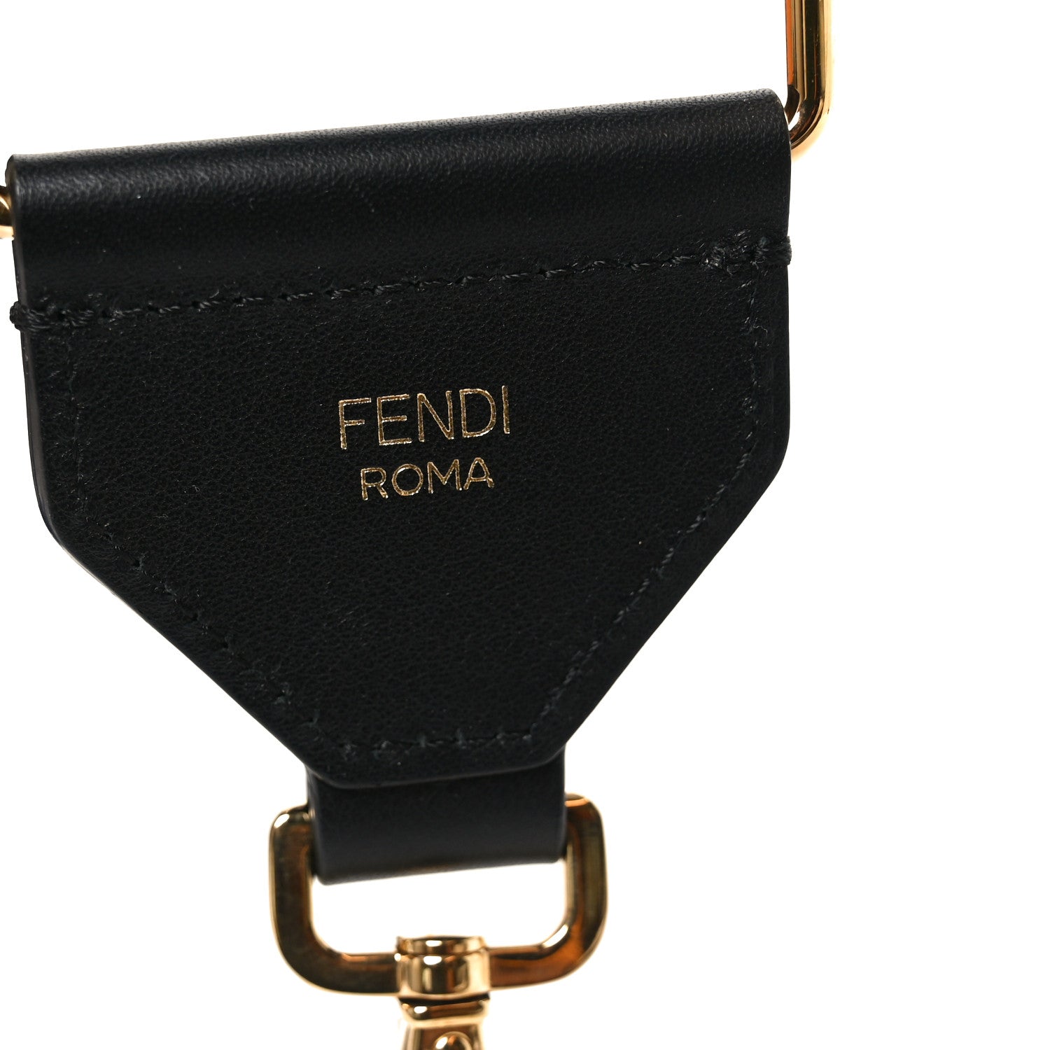 Fendi Ribbon Vitello King FF 1974 Adjustable Strap You  Ghiaia Grigio Dark Asphalt 3 of 4