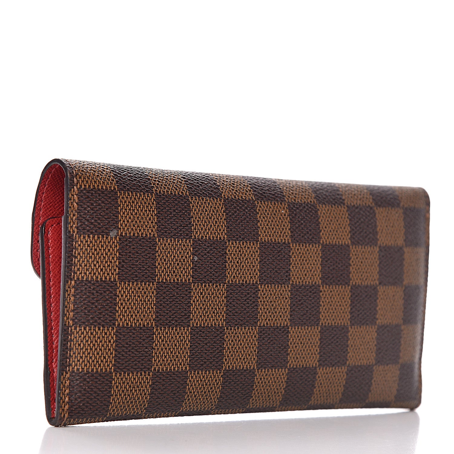 Louis Vuitton Damier Ebene Josephine Wallet Red 3 of 10