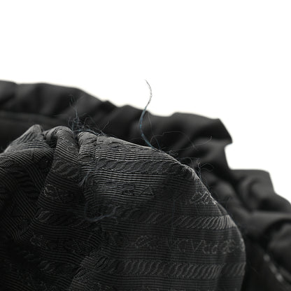 Prada Tessuto Nylon Origami Pleated Tote Black 11 of 14