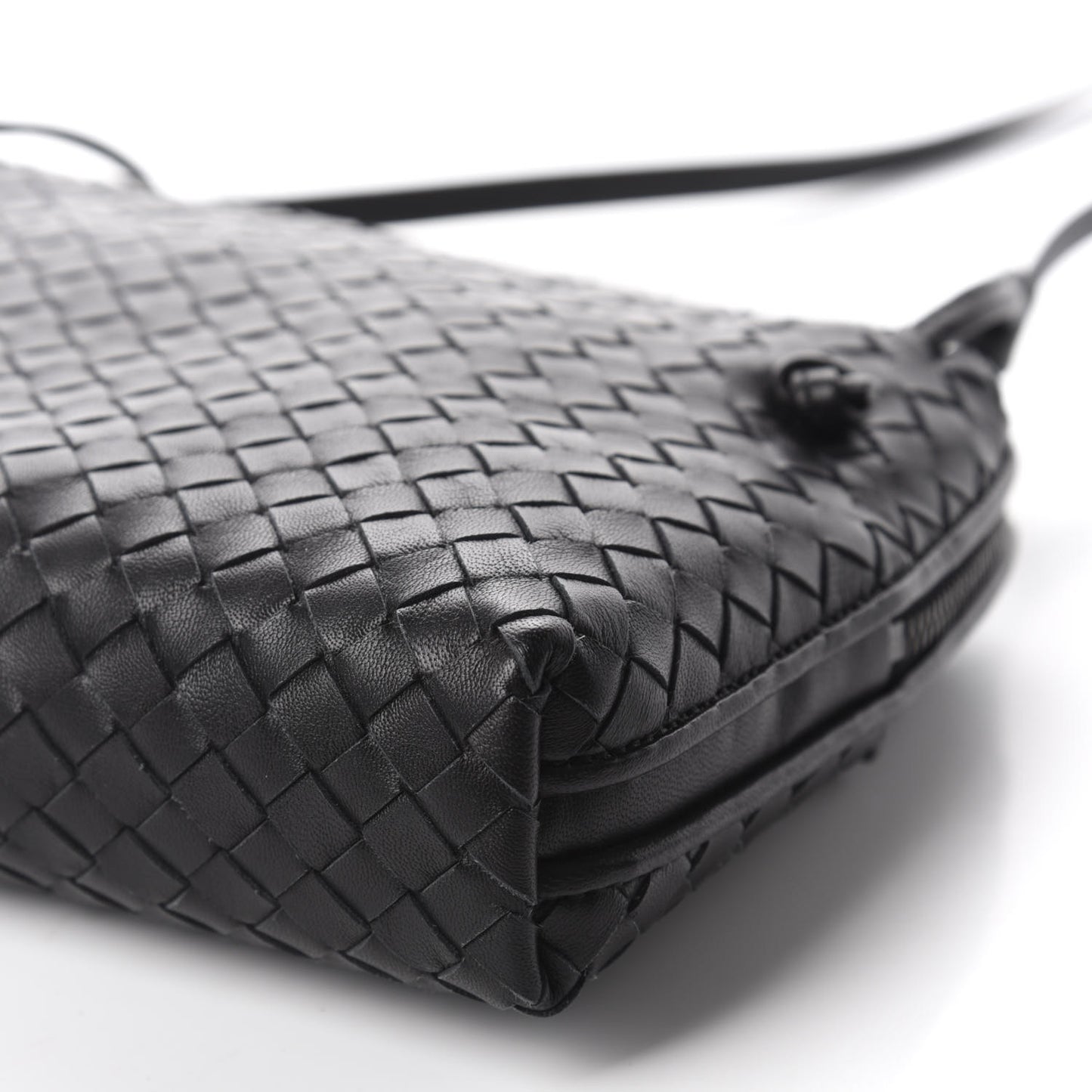 Nappa Intrecciato Nodini Bag Black