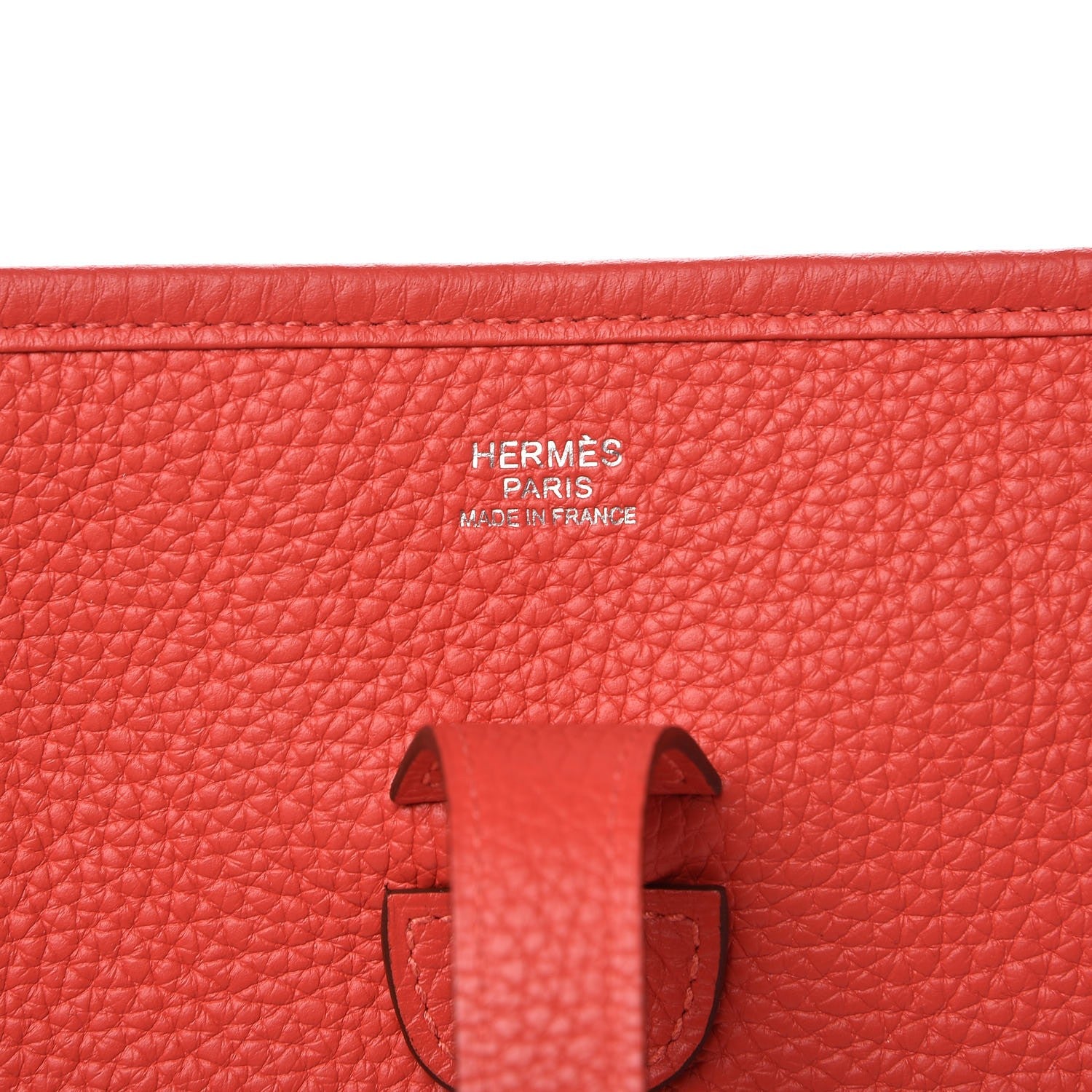Hermes Taurillon Clemence Evelyne III PM Rouge Pivoine 6 of 9