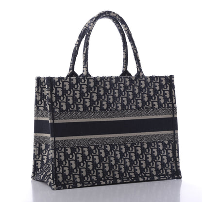 Christian Dior Oblique Medium Book Tote Blue Multicolor 3 of 9