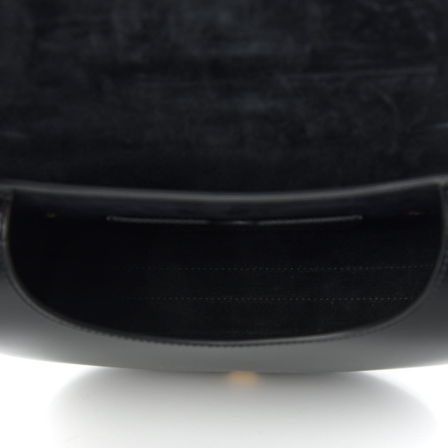 Box Calfskin Medium Bobby Flap Black