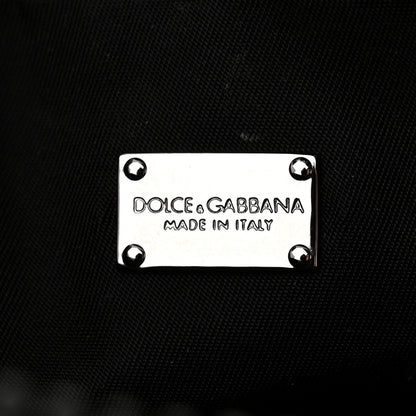 Dolce & Gabbana Calfskin Logo Crossbody Bag Black 6 of 9