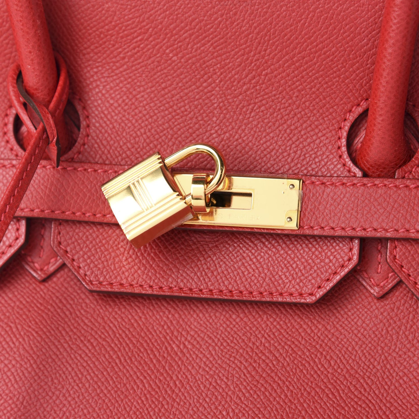 Epsom Birkin 35 Rouge Casaque