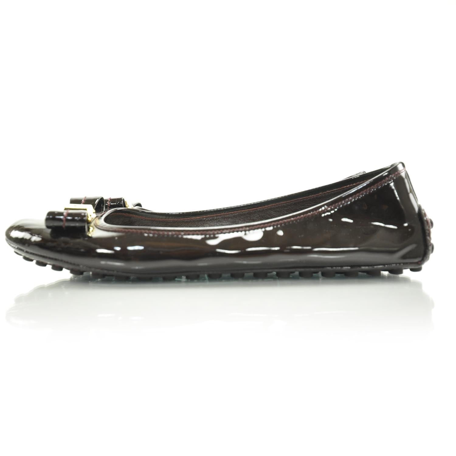 Louis Vuitton Patent Leather Ballerina Flats 37.5 3 of 7